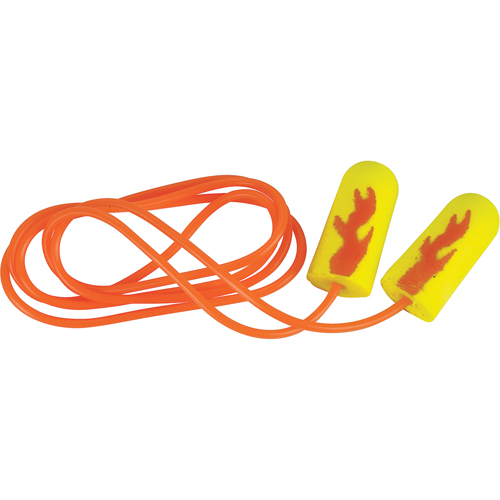 E-A-Rsoft Yellow Neon Blasts Earplugs, Bulk - Polybag, Corded Cam Industrial