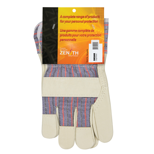 Gant pour ajusteur confortable r&eacute;sistant &agrave; l'abrasion, Grand, Paume en Cuir fleur de porc, Doublure en Coton Cam Industrial