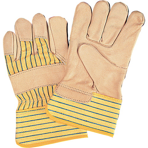 Gants d'ajusteur &agrave; paume s&egrave;che d'usage standard, Moyen, Paume en Cuir fleur de vache, Doublure en Coton Cam Industrial