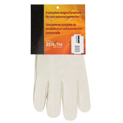 Close-Fit Driver's Gloves, Large, Grain Cowhide Palm Cam Industrial