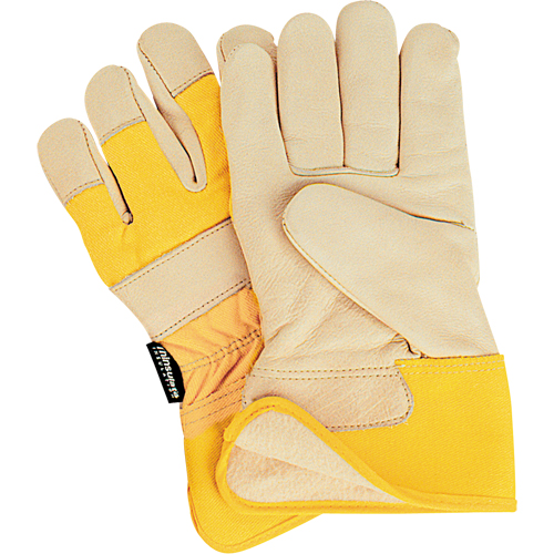 Gants d'ajusteur &agrave; chaleur sup&eacute;rieure de premi&egrave;re qualit&eacute;, T-Grand, Paume en Cuir fleur de vache, Doublure en Thinsulate Cam Industrial