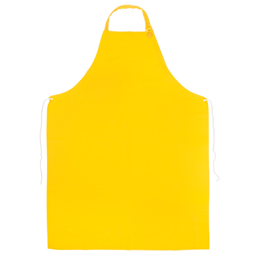 Tablier en PVC, PVC, Jaune, 35" la x 45" lo Cam Industrial
