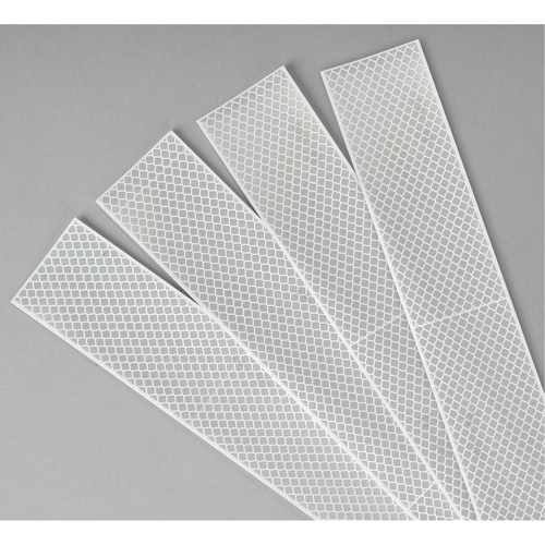 3M Scotchlite Diamond Grade Conspicuity Sheeting Series 983, 2" W x 12" L, White Cam Industrial
