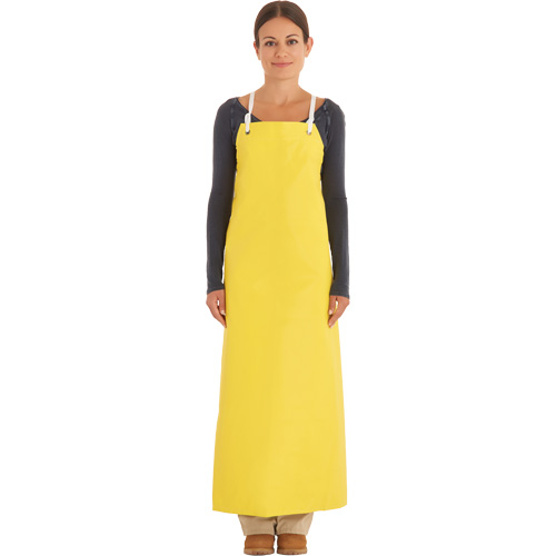 Reinforced Heavy-Duty Apron, Neoprene, 45" L x 35" W, Yellow Cam Industrial