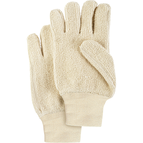 Heat-Resistant Gloves, Terry Cloth, Large, Protects Up To 200° F (93° C) Cam Industrial