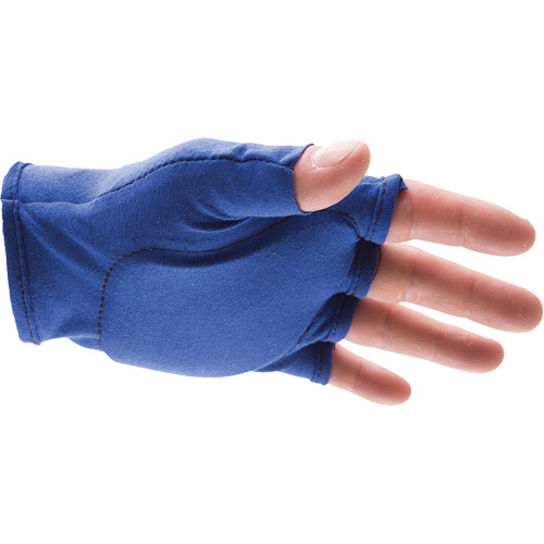 Doublures antichocs pour gants sans doigts, main droite, 6/T-petit, Paume en Synth&eacute;tique, Poignet &agrave; enfiler Cam Industrial