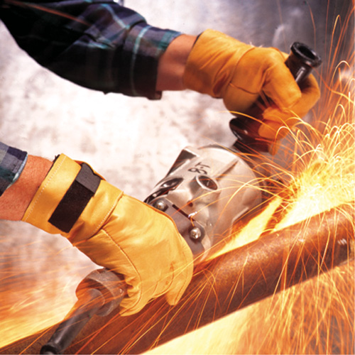 Gants antivibrations Air Glove, Taille T-petit, Paume Cuir fleur Cam Industrial