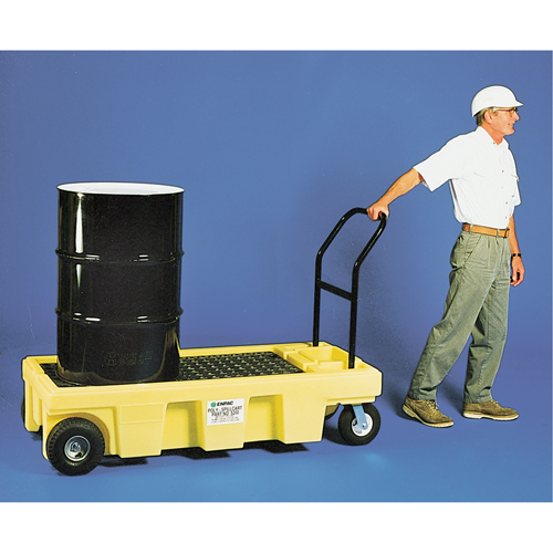 Poly-Spillcart Cart ATC, 66.5" L x 29" W x 46.9" H, 57 US gal. Spill Cap. Cam Industrial