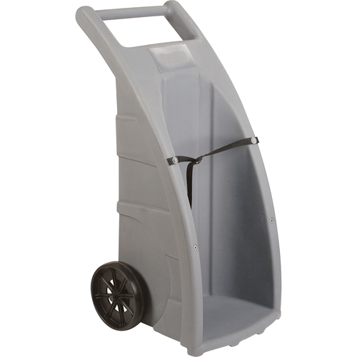 Chariot pour bouteilles, Roues Caoutchouc, Base de 23" la x 24" lo, 500 lb Cam Industrial