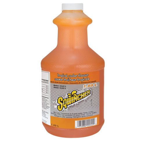 Sqwincher&reg; Rehydration Drink, Concentrate, Tropical Cooler Cam Industrial