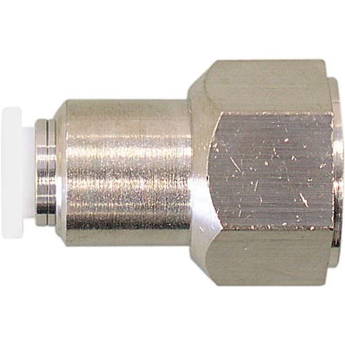Topfit Female Threaded Straight Connector Fitting, 1/2" Dia, Polymer Cam Industrial