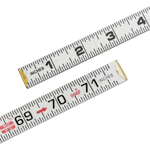 R&egrave;gle plate Red End, 6' lo, Bois Cam Industrial