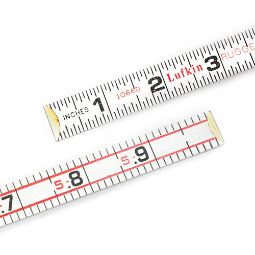 Red End&reg; Engineer's Scale Rule, 6' L, Wood, 1/16" Graduations Cam Industrial