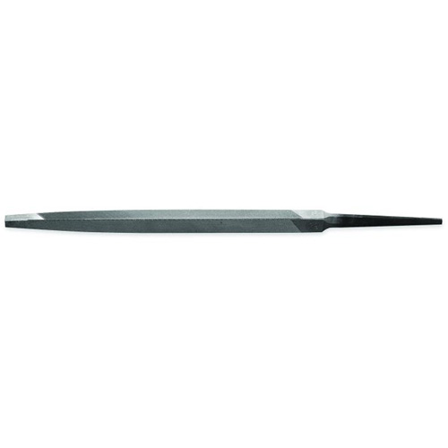 Extra Slim Taper File with Red Handle, Triangle, 6", Single Cam Industrial