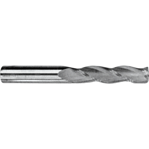 Long Series End Mill, 3/16" Dia., 2 Flutes, Carbide Cam Industrial