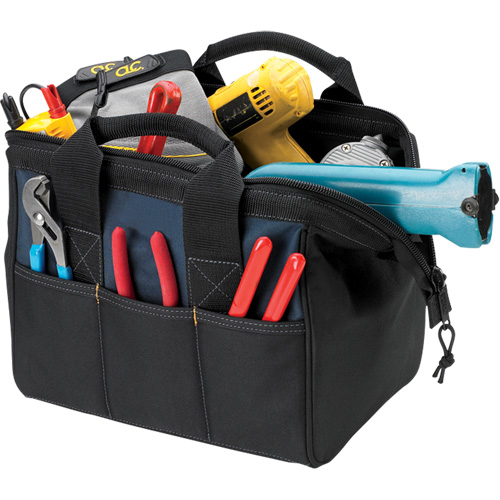 Sac &agrave; outils BIGMOUTH, Polyester, 23 pochettes, Noir Cam Industrial