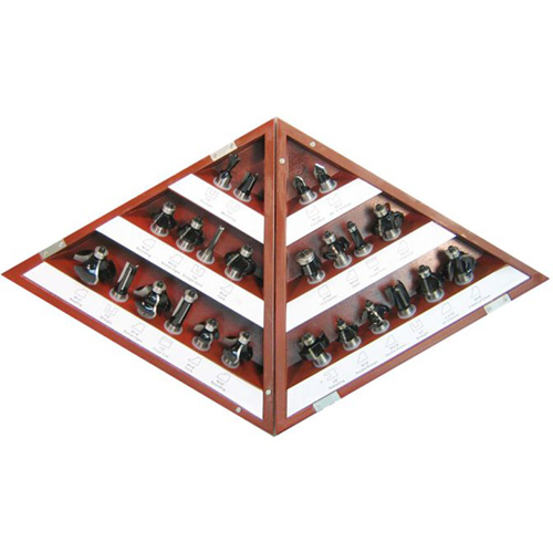 3-Flute Carbide-Tipped Router Bit Sets Cam Industrial