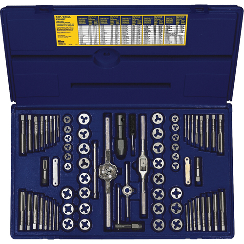Tap & Hex Die Set, 76 Pieces Cam Industrial