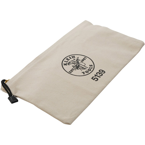 Zipper Tool Pouch, Canvas, 1 Pockets, Beige Cam Industrial