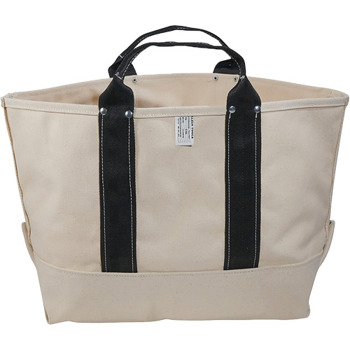 Heavy-Duty 17" Tool Bag, Canvas, 1 Pockets, Beige/Black Cam Industrial