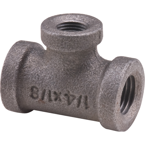 Tee, Reducing, Galvanized, 1" x 1/2" x 3/4" Cam Industrial