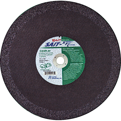 C24R Concrete High Speed Cut-Off Wheel, 12" x 1/8", 1" Arbor, Type 1, Aluminum Oxide, 6300 RPM Cam Industrial