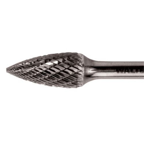 Fraise rotative conique &agrave; deux tranchants, SG-44, 1/8" dia., 1/8" Tige, 1/2" Prof. de la coupe Cam Industrial