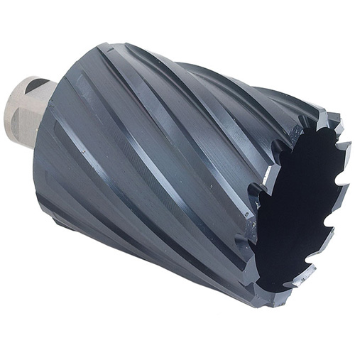 Fraise annulaire ICECUT, Diam&egrave;tre de 1/2", Chrome-aluminium, Profondeur de la coupe de 1", Tige 3/4" Cam Industrial