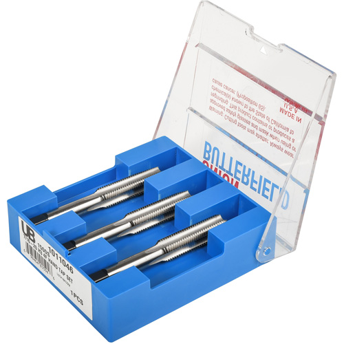 Hand Tap Set, High Speed Steel, 9/16"-18 Thread Cam Industrial