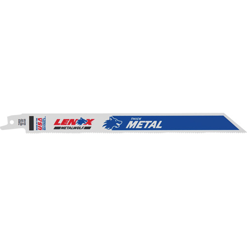 Lames de scie alternative pour le m&eacute;tal, Bim&eacute;tal, 14 Dents par pouce, 9" lo x 3/4" la Cam Industrial