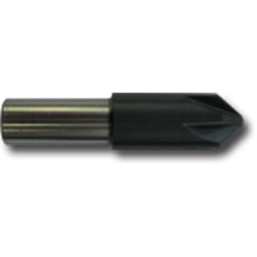 Countersink, 1/2", High Speed Steel, 82° Angle, 6 Flutes Cam Industrial