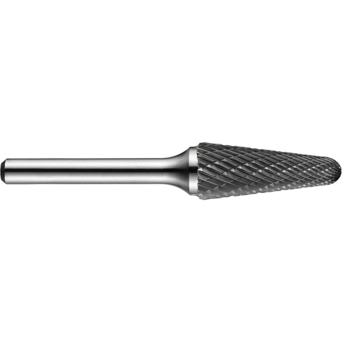 Double-Cut Rotary Burr, SL-50, 5/8" Dia., 1/4" Shank, 1-3/16" Depth of Cut Cam Industrial