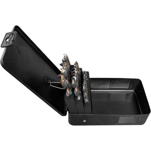 Jobber Length Drill Bit Set, 29 Pieces, High Speed Steel Cam Industrial
