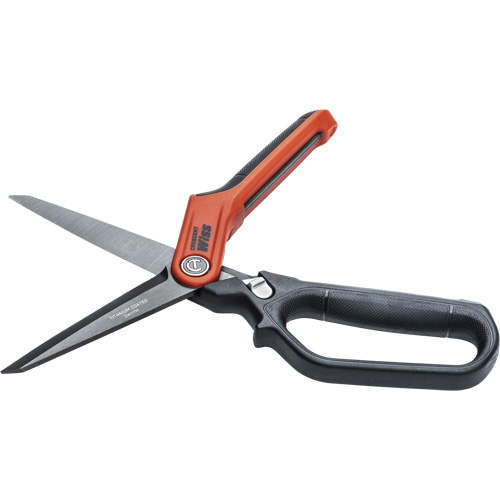 Heavy-Duty Tradesman Shears, 11", Single Ring Handle Cam Industrial