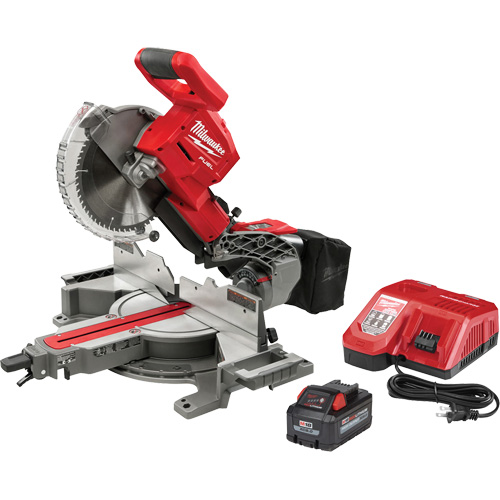 Ensemble scie &agrave; onglets combin&eacute;s coulissante &agrave; biseau double M18 Fuel Cam Industrial