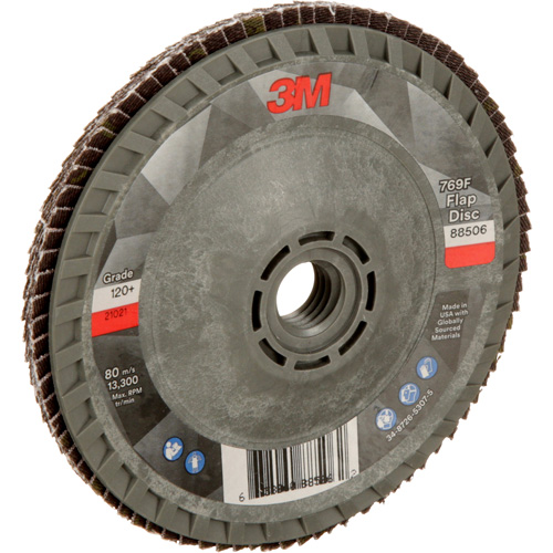 Disque &agrave; lamelles &agrave; changement rapide 769F, 4-1/2" x 5/8"-11, Type 29, Grain 120+, C&eacute;ramique Cam Industrial