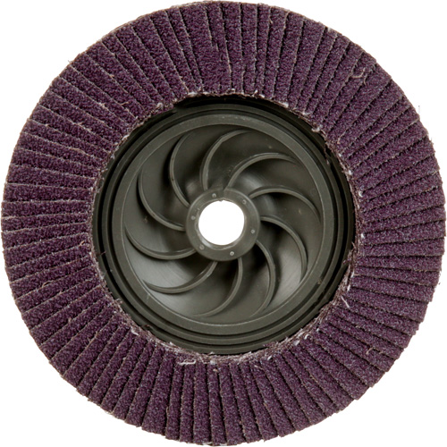 Disque &agrave; lamelles &agrave; changement rapide 769F, 5" x 5/8"-11, Type 29, Grain 40+, C&eacute;ramique Cam Industrial