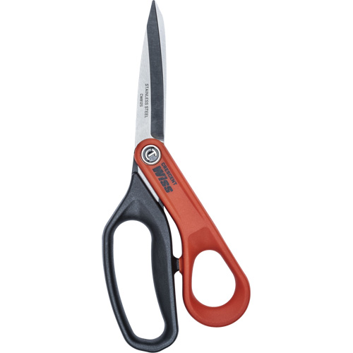 Stainless Steel All Purpose Tradesman Shears, 8-1/2", Rings Handle Cam Industrial