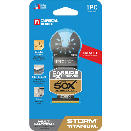 One Fit Carbide Extreme Storm Titanium Multi-Material Blade Cam Industrial
