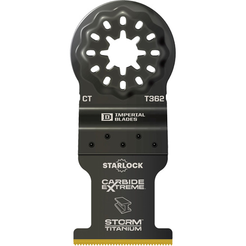 Lame en titane pour le m&eacute;tal Carbide Extreme Storm Starlock Cam Industrial
