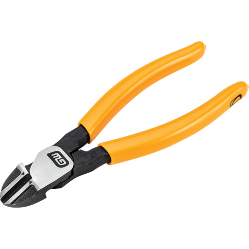 Pitbull Dipped Handle Diagonal Cutting Pliers, 7" L Cam Industrial
