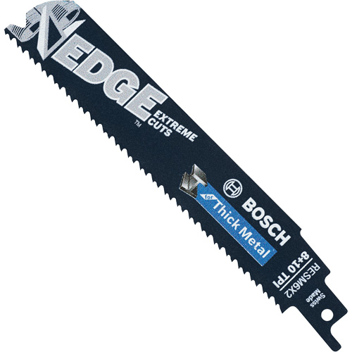 Lames de scie alternative Edge, Bim&eacute;tal, 8/10 Dents par pouce, 6" lo Cam Industrial