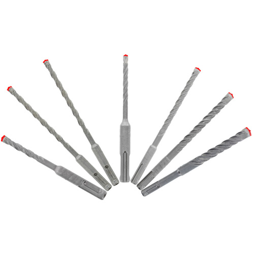 Jeu de forets pour marteau &agrave; t&ecirc;te enti&egrave;rement au carbure &agrave; 4 couteaux SDS-Plus Rebar Demon, 7 morceaux, Carbure Cam Industrial