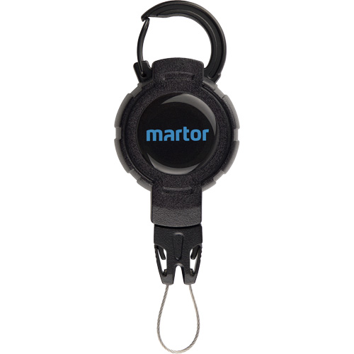 Plastic Tool Retractor with Lanyard, Retractable, Buckle/Loop Cam Industrial