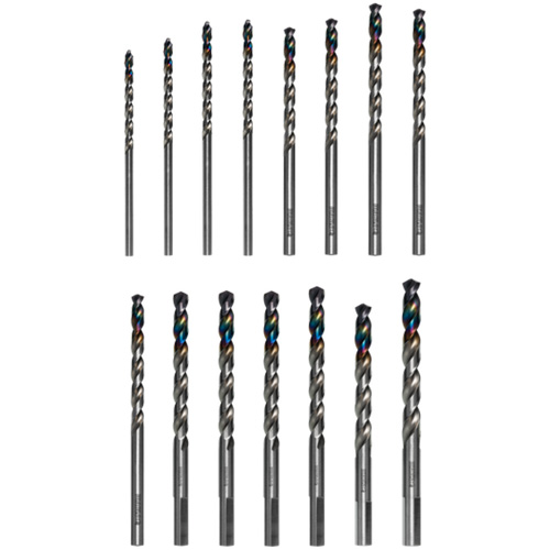 Jeu de forets Metal Demon pour aciers doux, tremp&eacute;s et inoxydables, 15 morcea Cam Industrial