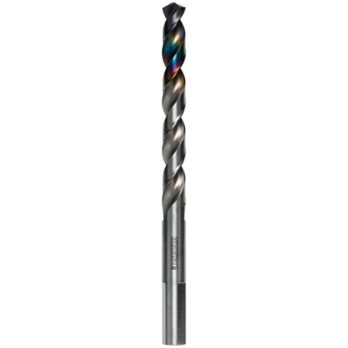 Metal Demon Drill Bit for Mild, Hardened and Stainless Steels, 21/64", 3" Flute, 130° Point Cam Industrial