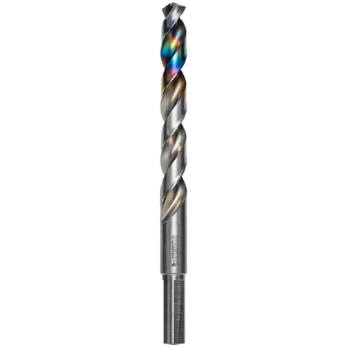 Metal Demon Drill Bit for Mild, Hardened and Stainless Steels, 27/64", 3-7/10" Flute, 130° Point Cam Industrial