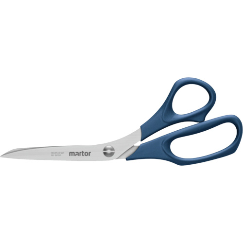 SECUPLUS 567 MDP Stainless Steel Safety Scissors, 9-21/25", Rings Handle Cam Industrial