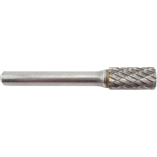 Cylinder Shape Carbide Shipyard Bur, SA-3, 3/8" Dia., 1/4" Shank, 3/4" Depth of Cut Cam Industrial