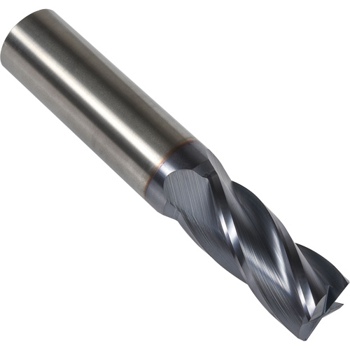Fraise en bout carr&eacute;e 30° S234, 1/16" dia., 1-1/2" lo, 4 cannelures, 1/8" tige, Carbure Cam Industrial